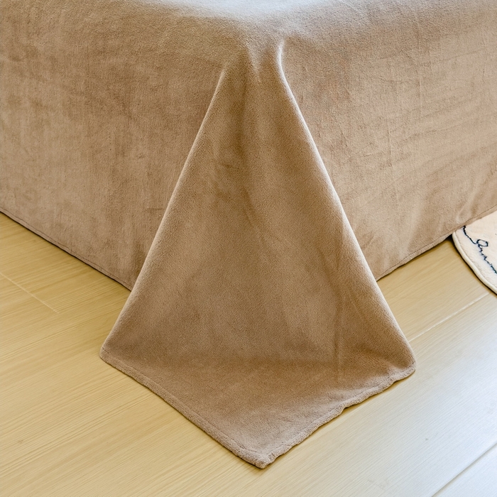 91家纺网 家纺一手货源 找家纺 丝羽坊 2025新款200克加厚小清新牛奶绒床单款 床笠款四件套 被套 俏皮公主