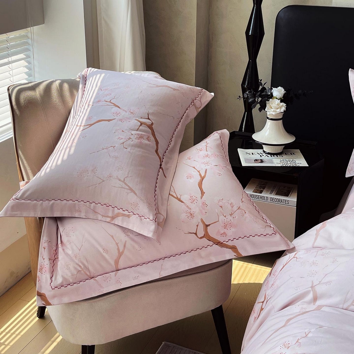 91家纺网 家纺一手货源 找家纺 麦田家纺 2025新款疆大白全棉纯棉加厚生态磨毛四件套 慕沁