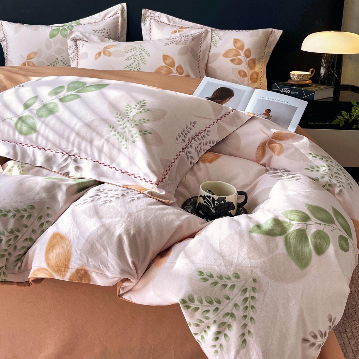 91家纺网 家纺一手货源 找家纺 麦田家纺 2025新款疆大白全棉纯棉加厚生态磨毛四件套 芊语-米