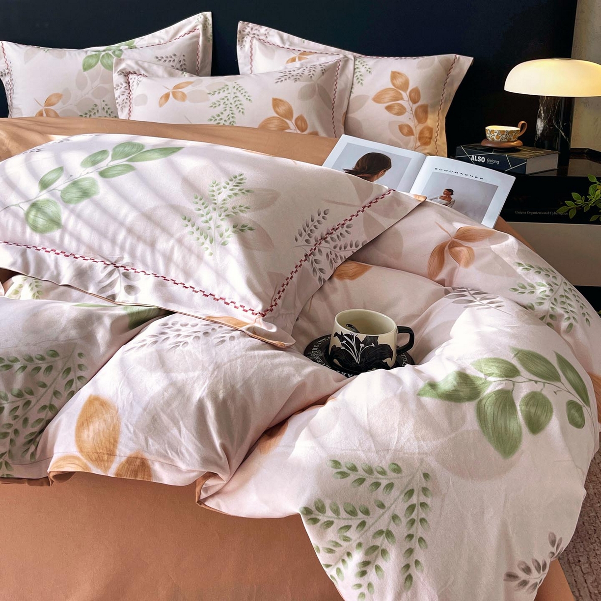 91家纺网 家纺一手货源 找家纺 麦田家纺 2025新款疆大白全棉纯棉加厚生态磨毛四件套 芊语-米