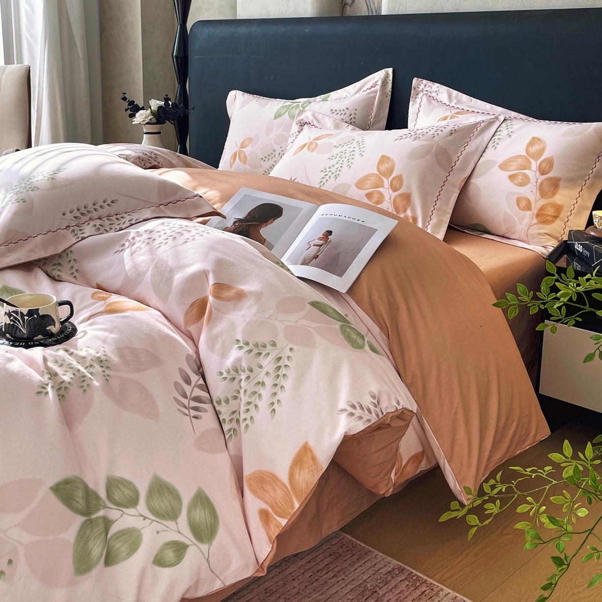 91家纺网 家纺一手货源 找家纺 麦田家纺 2025新款疆大白全棉纯棉加厚生态磨毛四件套 芊语-米