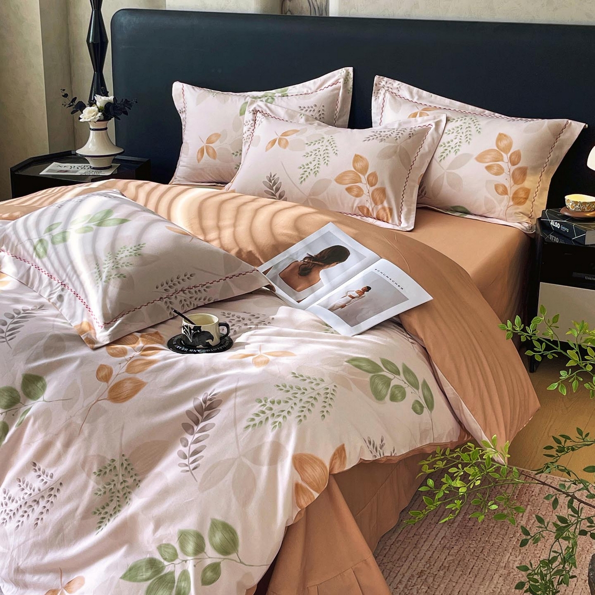 91家纺网 家纺一手货源 找家纺 麦田家纺 2025新款疆大白全棉纯棉加厚生态磨毛四件套 芊语-米