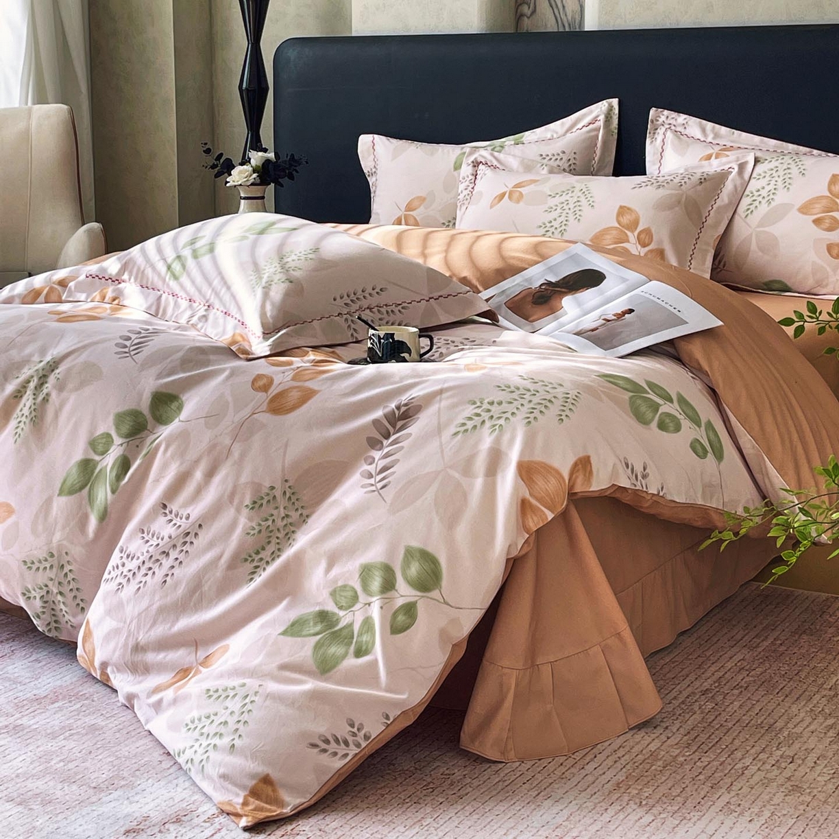 91家纺网 家纺一手货源 找家纺 麦田家纺 2025新款疆大白全棉纯棉加厚生态磨毛四件套 芊语-米