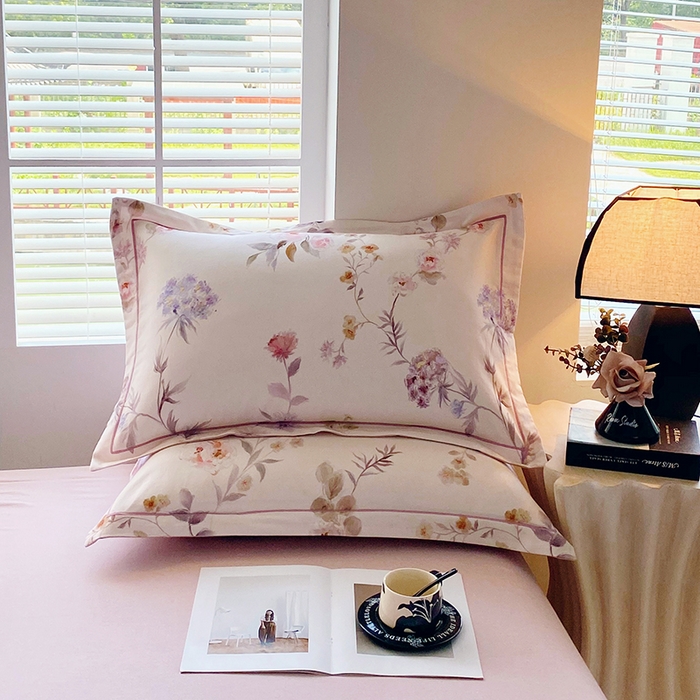 91家纺网 家纺一手货源 找家纺 威布斯家居 2025新款新疆棉全棉纯棉生态加厚磨毛四件套 初茅-米