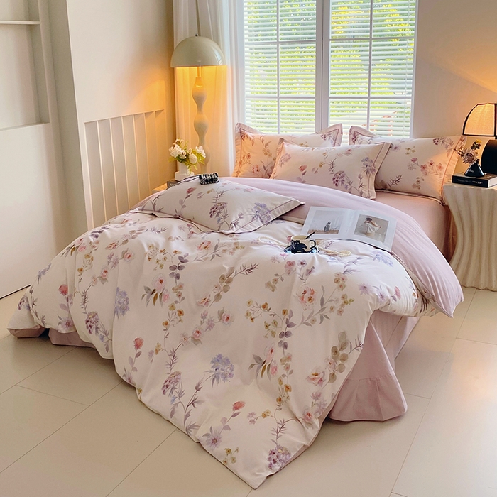 91家纺网 家纺一手货源 找家纺 威布斯家居 2025新款新疆棉全棉纯棉生态加厚磨毛四件套 初茅-米