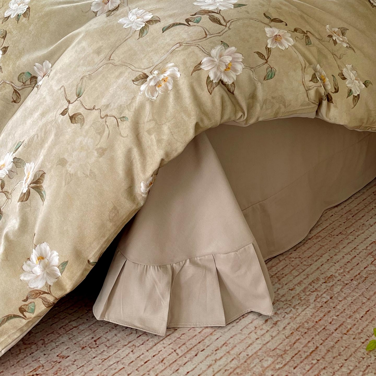 91家纺网 家纺一手货源 找家纺 麦田家纺 2025新款疆大白全棉纯棉加厚生态磨毛四件套 柔晨