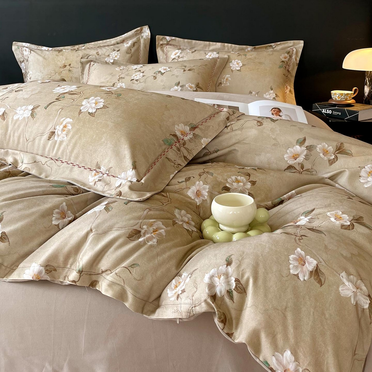 91家纺网 家纺一手货源 找家纺 麦田家纺 2025新款疆大白全棉纯棉加厚生态磨毛四件套 柔晨