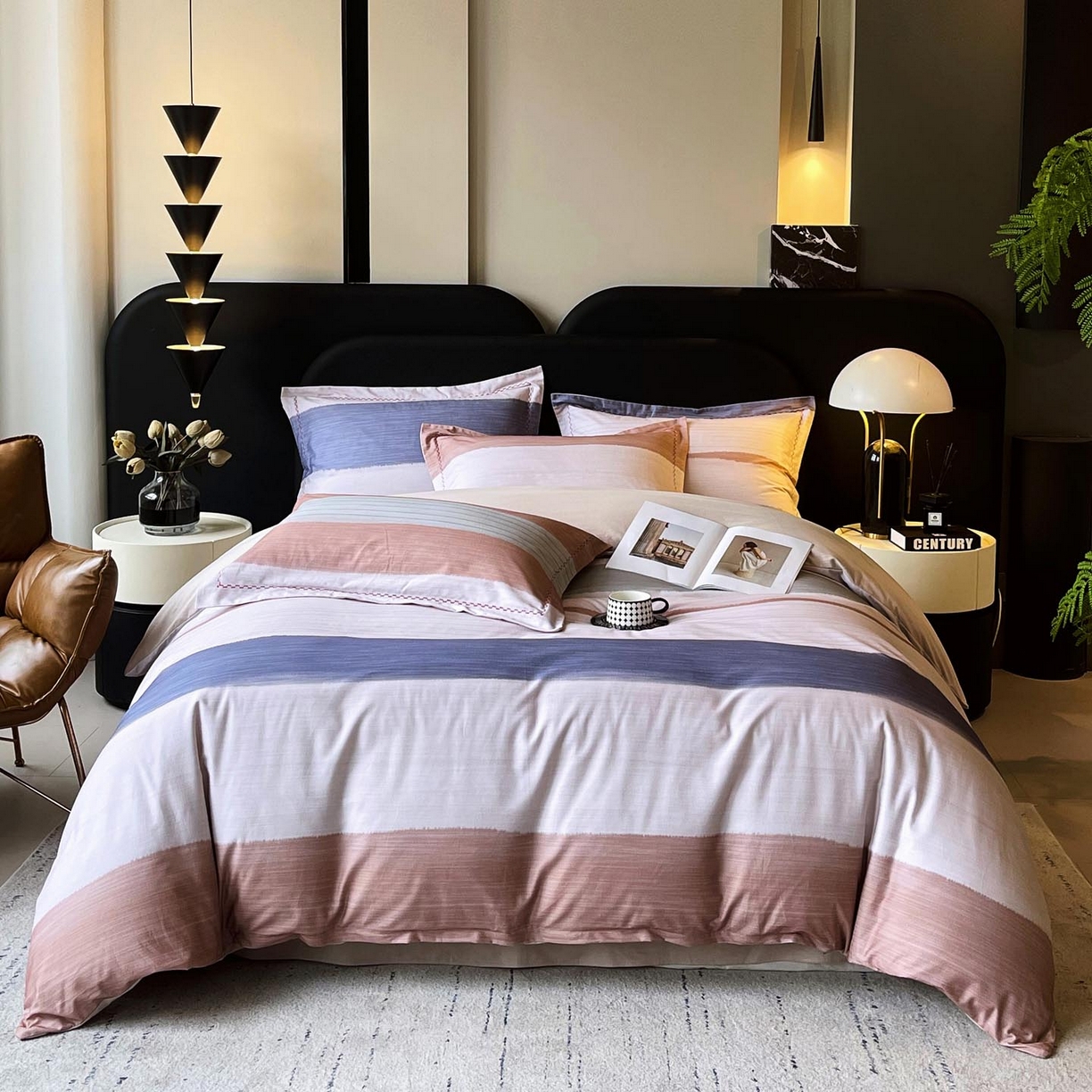 91家纺网 家纺一手货源 找家纺 麦田家纺 2025新款疆大白全棉纯棉加厚生态磨毛四件套 山川