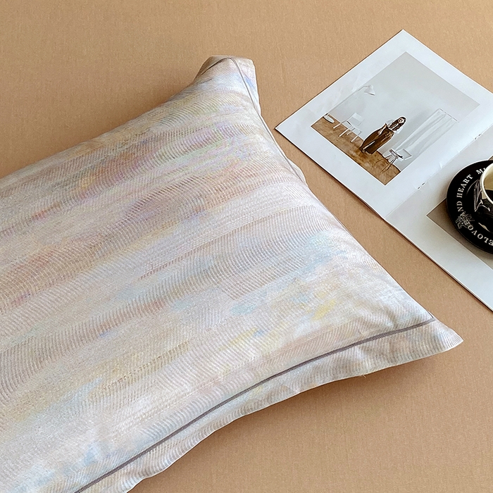 91家纺网 家纺一手货源 找家纺 威布斯家居 2025新款新疆棉全棉纯棉生态加厚磨毛四件套 华尔兹-紫