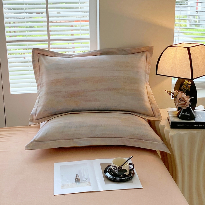 91家纺网 家纺一手货源 找家纺 威布斯家居 2025新款新疆棉全棉纯棉生态加厚磨毛四件套 华尔兹-紫