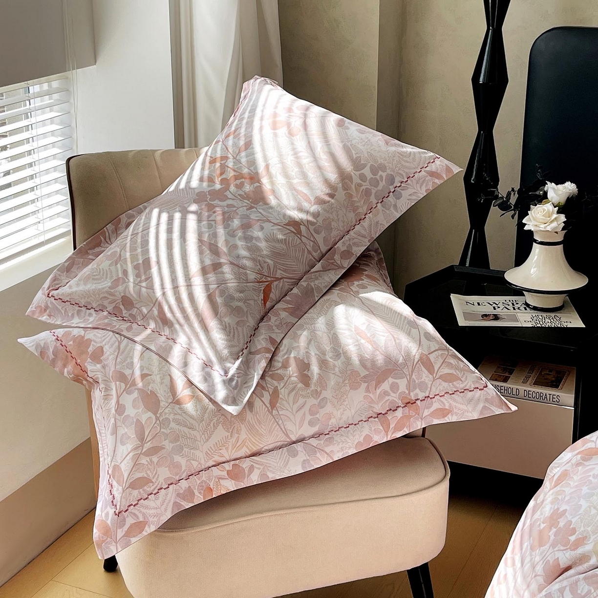 91家纺网 家纺一手货源 找家纺 麦田家纺 2025新款疆大白全棉纯棉加厚生态磨毛四件套 恬觅