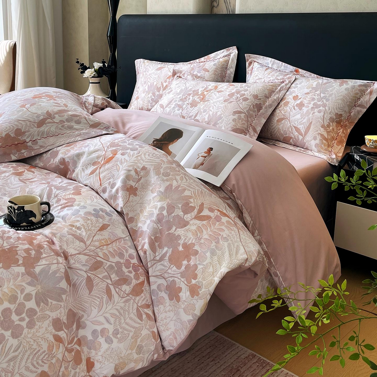 91家纺网 家纺一手货源 找家纺 麦田家纺 2025新款疆大白全棉纯棉加厚生态磨毛四件套 恬觅