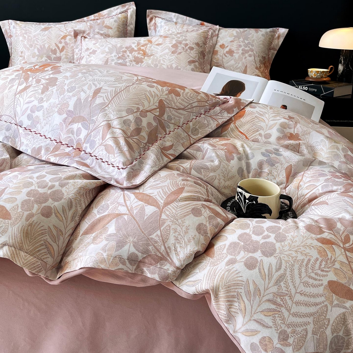 91家纺网 家纺一手货源 找家纺 麦田家纺 2025新款疆大白全棉纯棉加厚生态磨毛四件套 恬觅