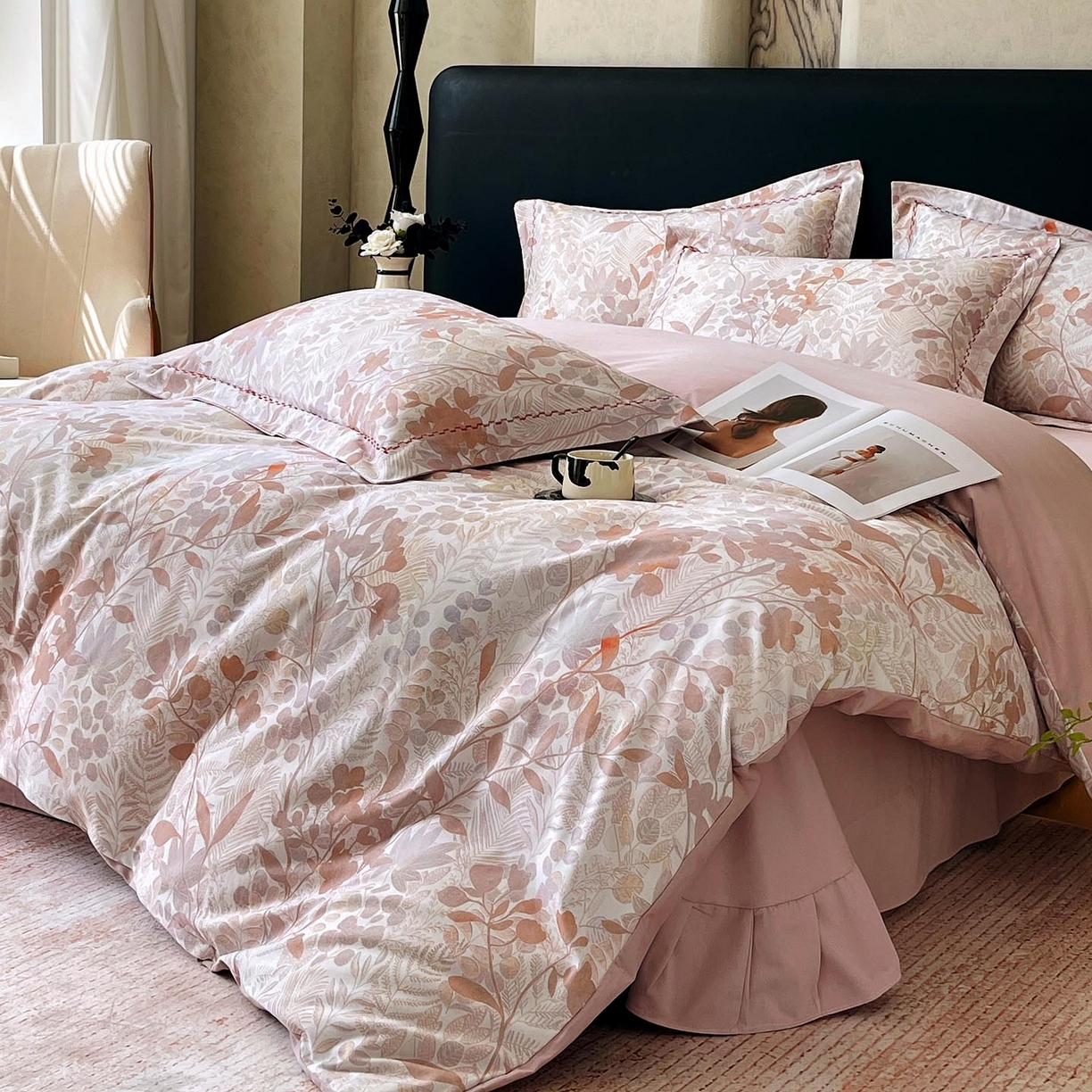 91家纺网 家纺一手货源 找家纺 麦田家纺 2025新款疆大白全棉纯棉加厚生态磨毛四件套 恬觅