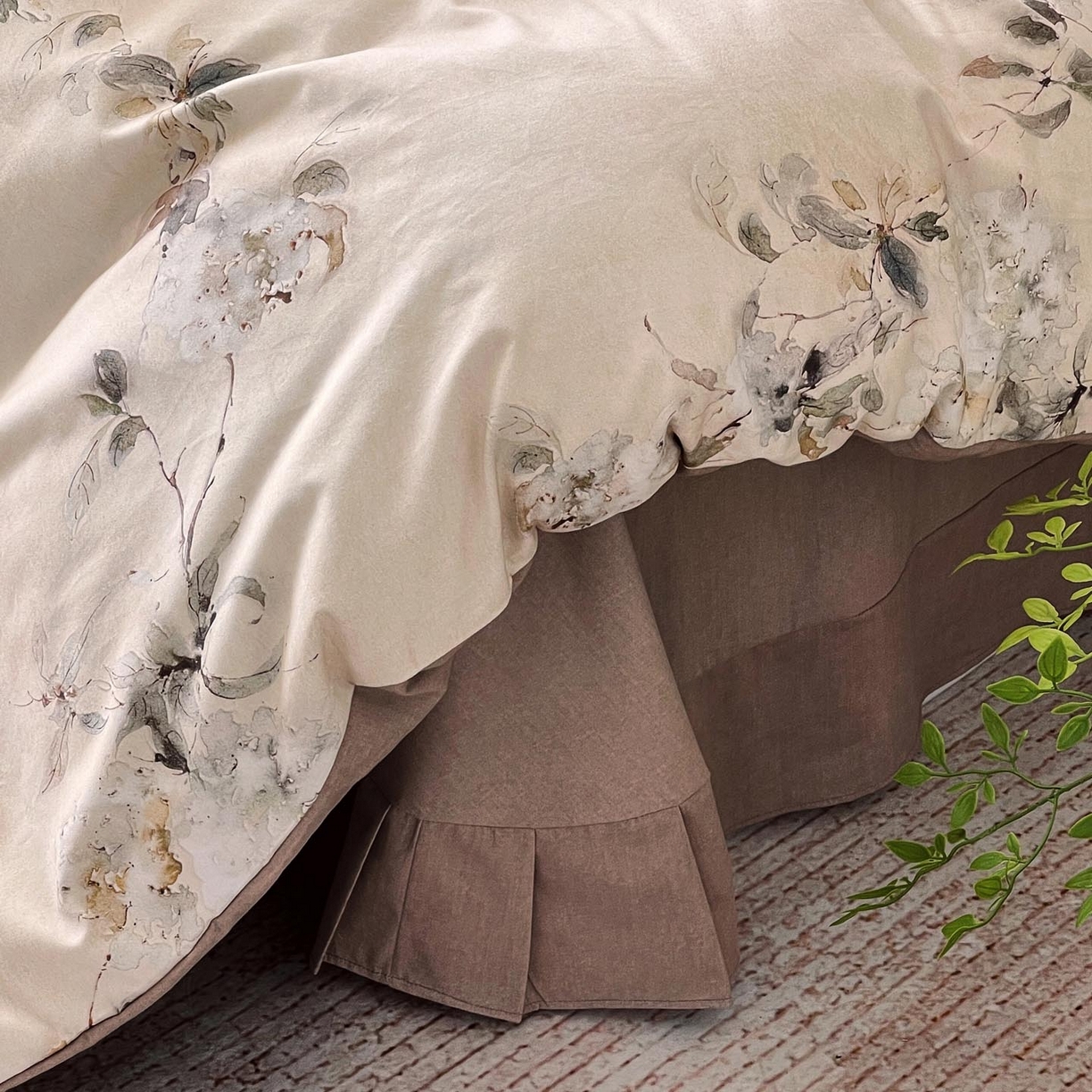 91家纺网 家纺一手货源 找家纺 麦田家纺 2025新款疆大白全棉纯棉加厚生态磨毛四件套 闻花语