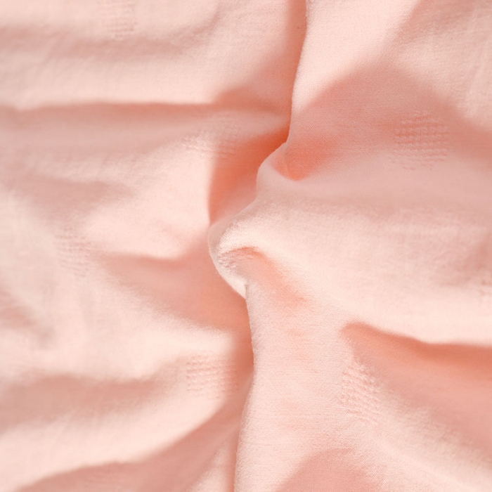 91家纺网 家纺一手货源 找家纺 蓝雀翎 2025新款原棉提花大豆被被子被芯 蜜桃粉