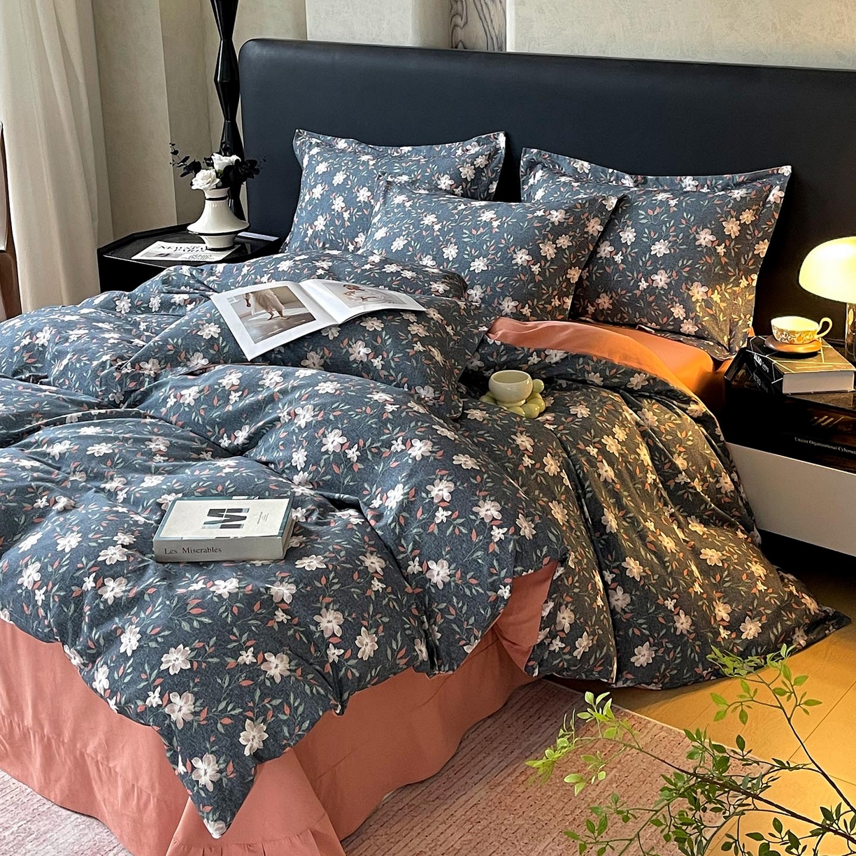 91家纺网 家纺一手货源 找家纺 麦田家纺 2025新款疆大白全棉纯棉加厚生态磨毛四件套 香草集