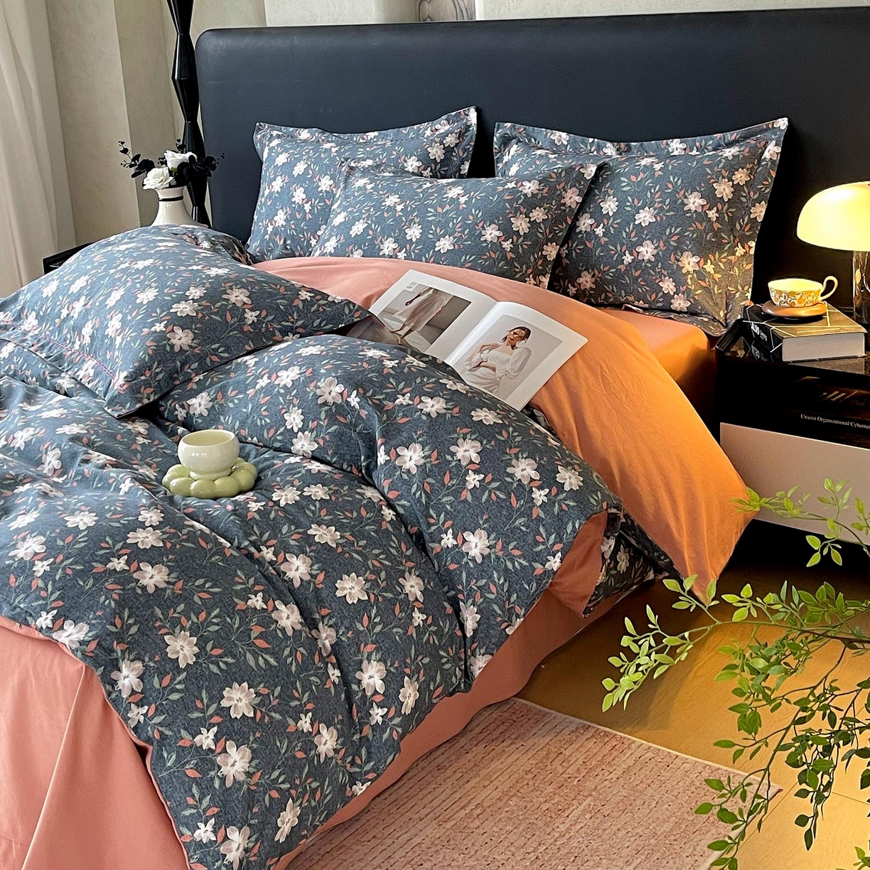 91家纺网 家纺一手货源 找家纺 麦田家纺 2025新款疆大白全棉纯棉加厚生态磨毛四件套 香草集