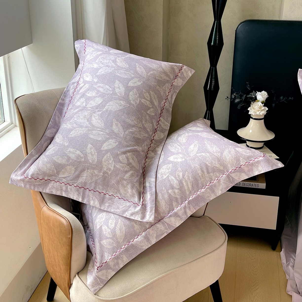 91家纺网 家纺一手货源 找家纺 麦田家纺 2025新款疆大白全棉纯棉加厚生态磨毛四件套 悠草-咖