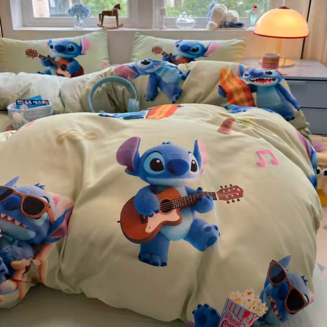 91家纺网 家纺一手货源 找家纺 （总）优卡迪家纺馆 2025新款110克5D数码印花四件套