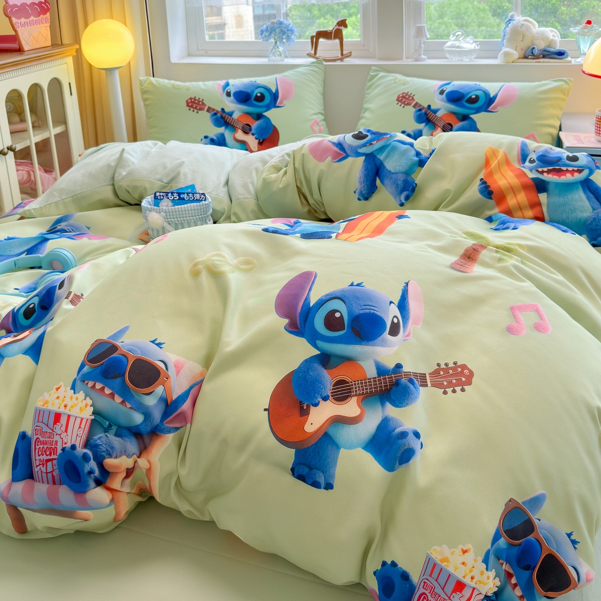 （总）优卡迪家纺馆 2025新款110克5D数码印花四件套