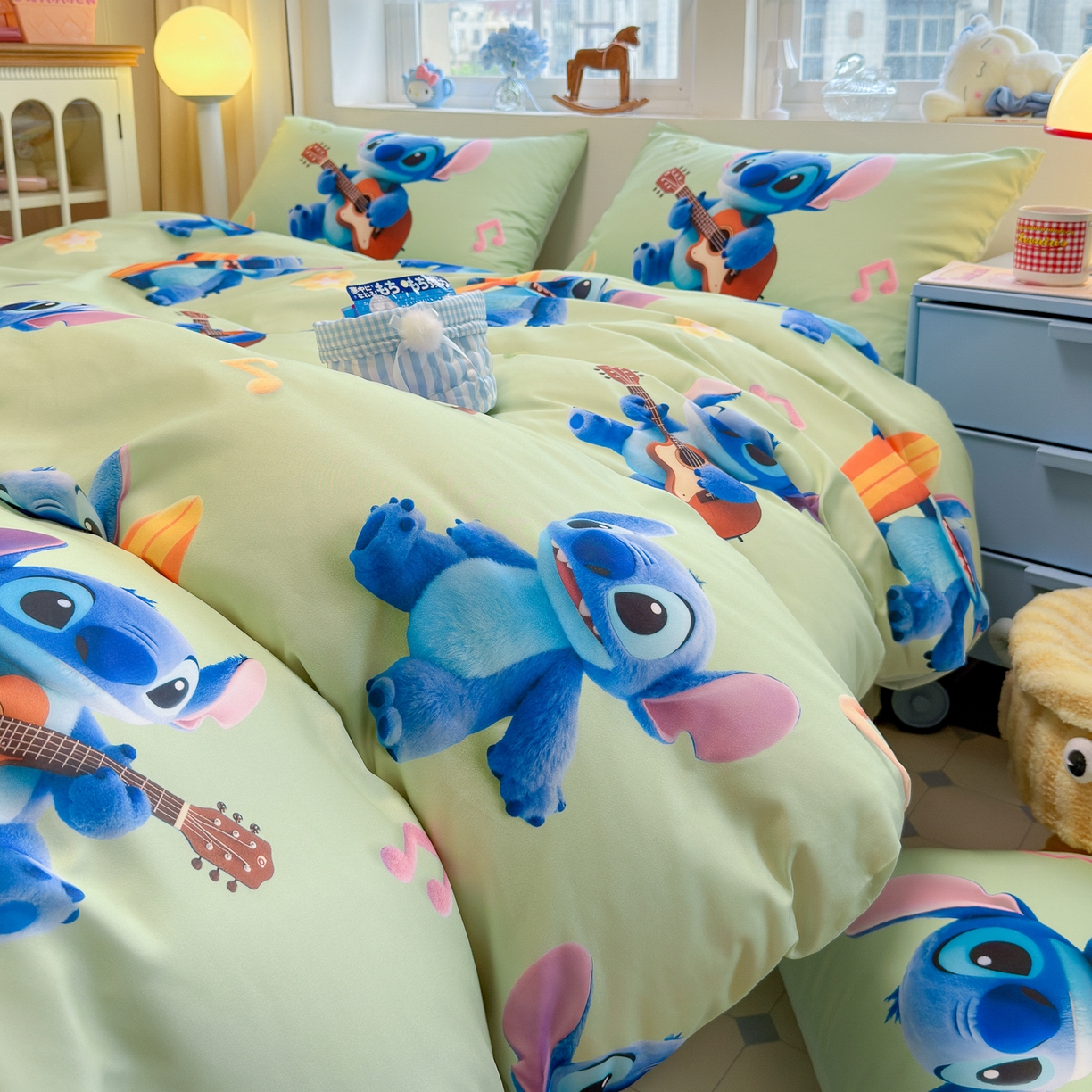 91家纺网 家纺一手货源 找家纺 （总）优卡迪家纺馆 2025新款110克5D数码印花四件套