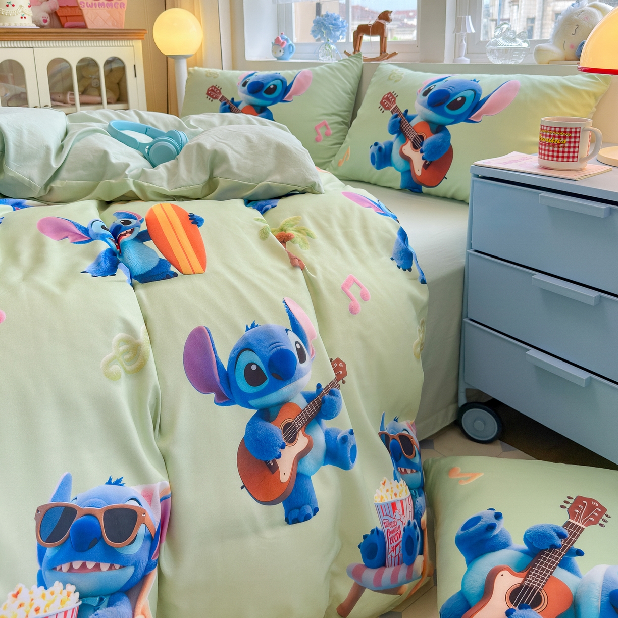 91家纺网 家纺一手货源 找家纺 （总）优卡迪家纺馆 2025新款110克5D数码印花四件套