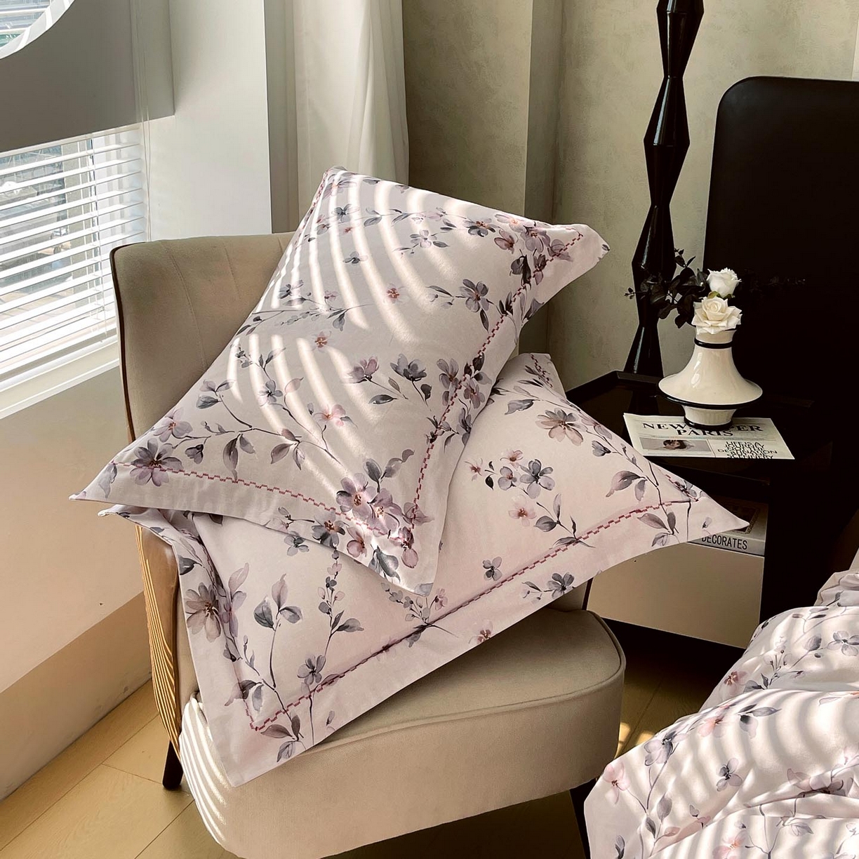 91家纺网 家纺一手货源 找家纺 麦田家纺 2025新款疆大白全棉纯棉加厚生态磨毛四件套 悦野-米