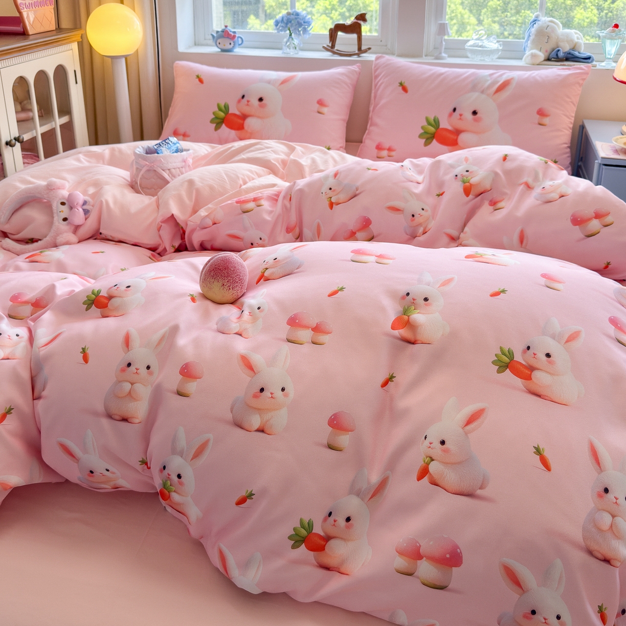 91家纺网 家纺一手货源 找家纺 （总）优卡迪家纺馆 2025新款110克5D数码印花四件套