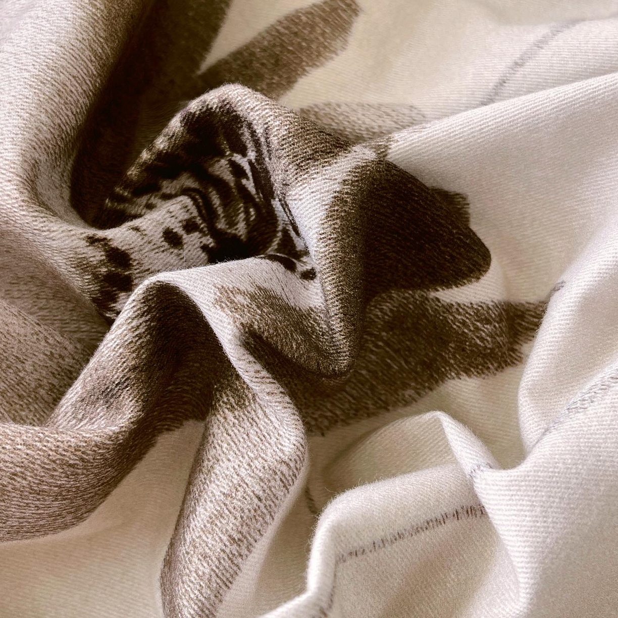 91家纺网 家纺一手货源 找家纺 麦田家纺 2025新款疆大白全棉纯棉加厚生态磨毛四件套 知茵-咖