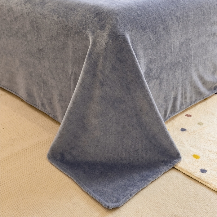 91家纺网 家纺一手货源 找家纺 丝羽坊 2025新款200克加厚小清新牛奶绒床单款 床笠款四件套 被套 星空物语