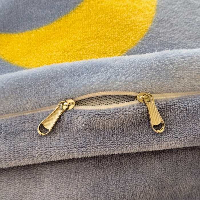 91家纺网 家纺一手货源 找家纺 丝羽坊 2025新款200克加厚小清新牛奶绒床单款 床笠款四件套 被套 星空物语