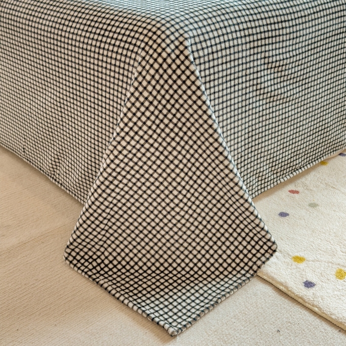 91家纺网 家纺一手货源 找家纺 丝羽坊 2025新款200克加厚小清新牛奶绒床单款 床笠款四件套 被套 伊心恋