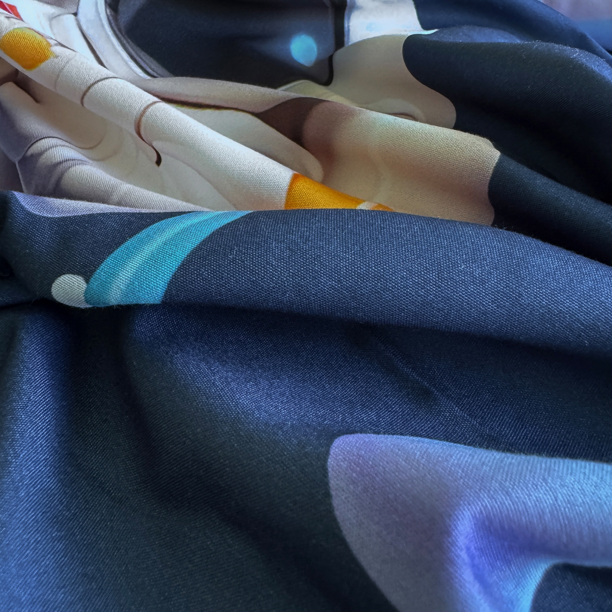 91家纺网 家纺一手货源 找家纺 优卡迪家纺馆 2025新款110克5D数码印花四件套 太空旅行