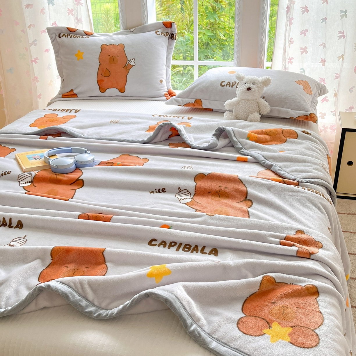 91家纺网 家纺一手货源 找家纺 雅萱-云貂绒毛毯法莱绒毛毯珊瑚绒毛毯羊羔绒毛毯 奶茶屯屯-灰