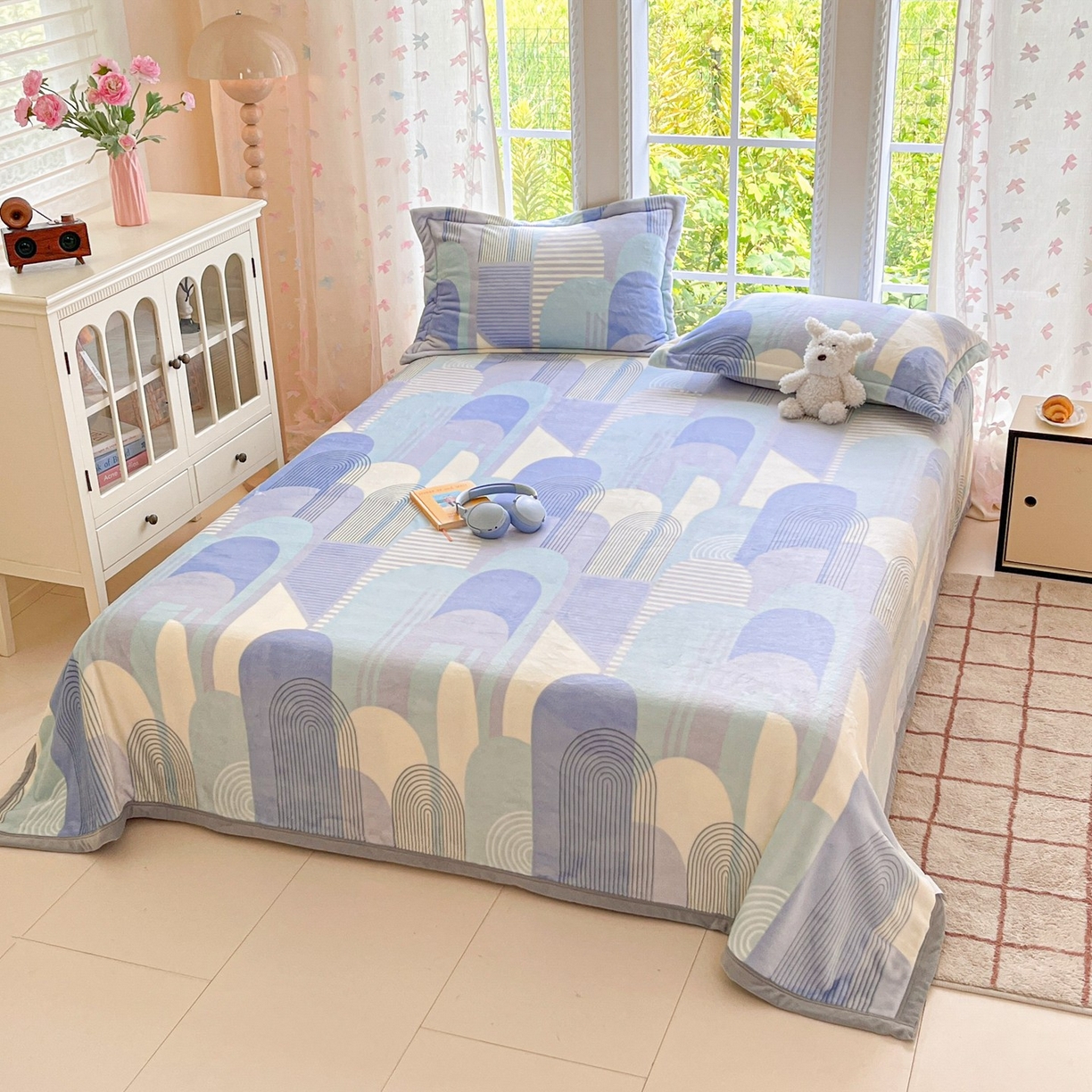 91家纺网 家纺一手货源 找家纺 雅萱-云貂绒毛毯法莱绒毛毯珊瑚绒毛毯羊羔绒毛毯 色彩空间