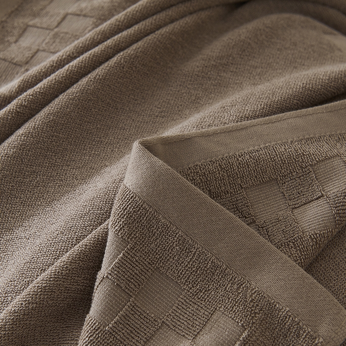 91家纺网 家纺一手货源 找家纺 悦然毛巾被 2025新款老式全棉纯棉毛圈单枕巾 枕巾单件 素逸咖 52x78cm枕巾一只