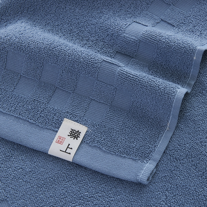 91家纺网 家纺一手货源 找家纺 悦然毛巾被 2025新款老式全棉纯棉毛圈单枕巾 枕巾单件 素逸蓝 52x78cm枕巾一只