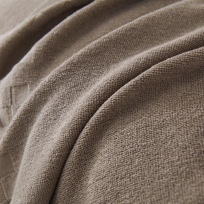 91家纺网 家纺一手货源 找家纺 悦然毛巾被 2025新款老式全棉纯棉毛圈单枕巾 枕巾单件 素逸咖 52x78cm枕巾一只