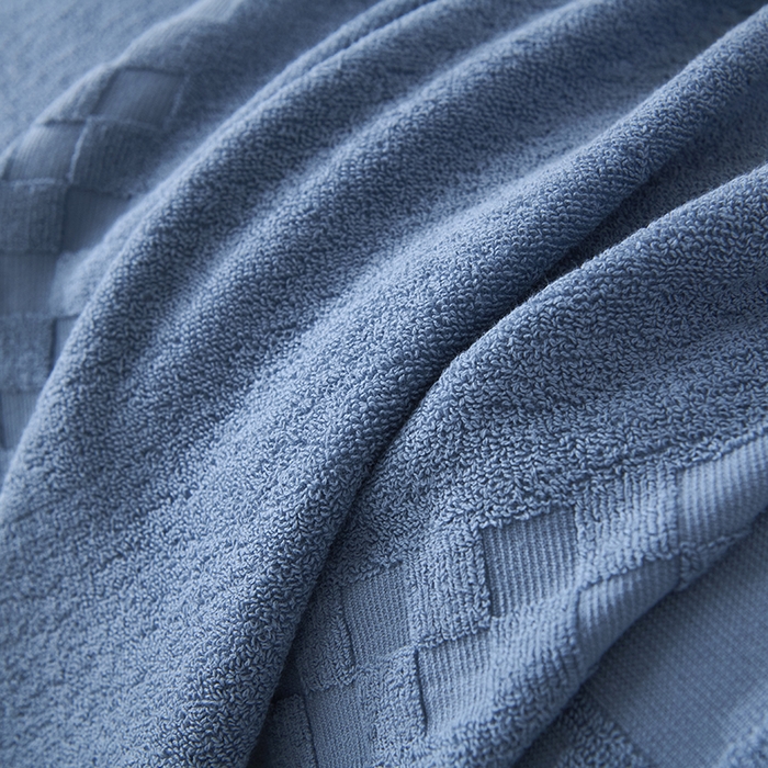 91家纺网 家纺一手货源 找家纺 悦然毛巾被 2025新款老式全棉纯棉毛圈单枕巾 枕巾单件 素逸蓝 52x78cm枕巾一只