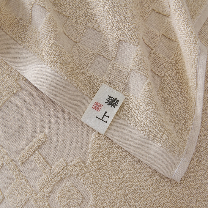 91家纺网 家纺一手货源 找家纺 悦然毛巾被 2025新款老式全棉纯棉毛圈单枕巾 枕巾单件 素逸棕 52x78cm枕巾一只