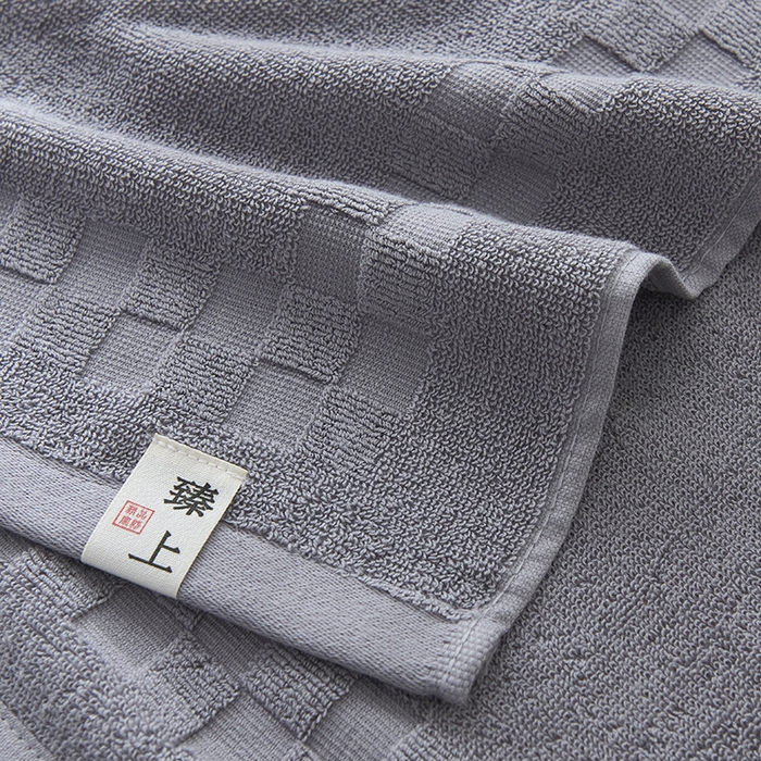 91家纺网 家纺一手货源 找家纺 悦然毛巾被 2025新款老式全棉纯棉毛圈单枕巾 枕巾单件 素逸灰 52x78cm枕巾一只