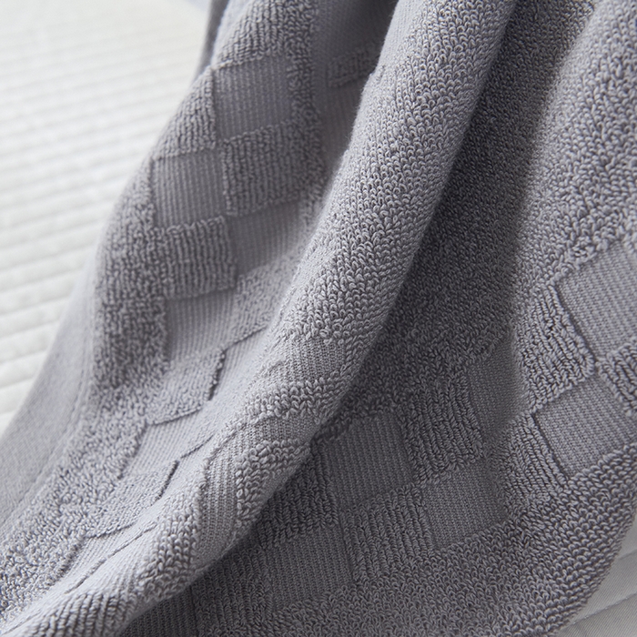 91家纺网 家纺一手货源 找家纺 悦然毛巾被 2025新款老式全棉纯棉毛圈单枕巾 枕巾单件 素逸灰 52x78cm枕巾一只
