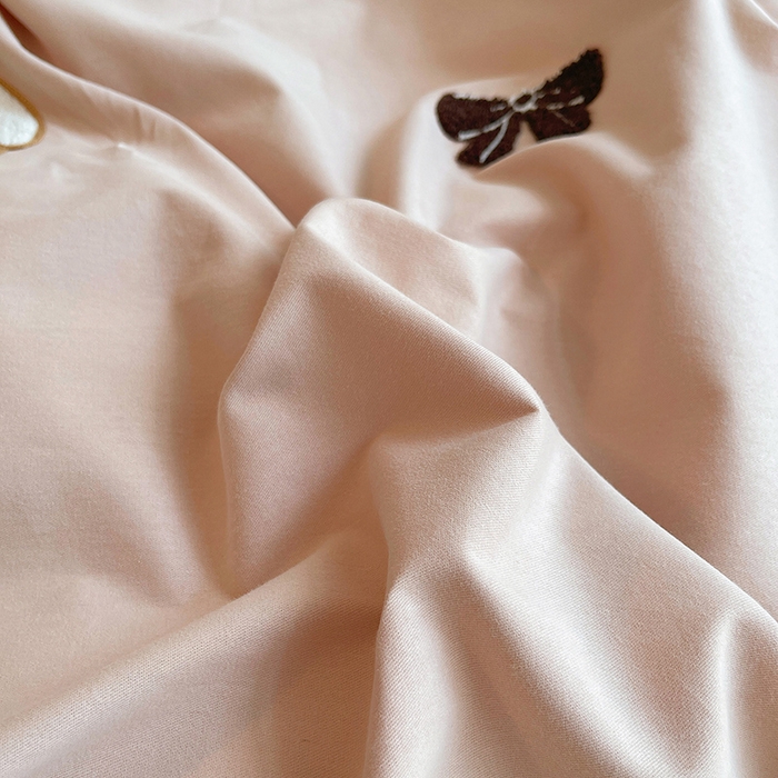 91家纺网 家纺一手货源 找家纺 炫拼家纺 2026新款全棉纯棉磨毛卡通满版绣加厚纯棉四件套-米兜 米兜-小兔可可