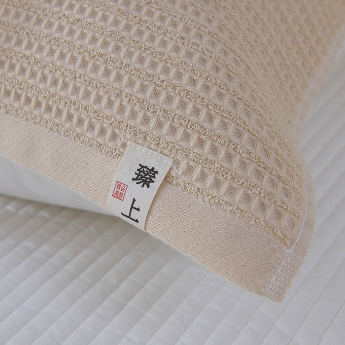 91家纺网 家纺一手货源 找家纺 悦然毛巾被 2025新款全棉纯棉蜂窝棉语单枕巾 枕巾单件 蜂窝棉语玉白 52x78cm枕巾一对