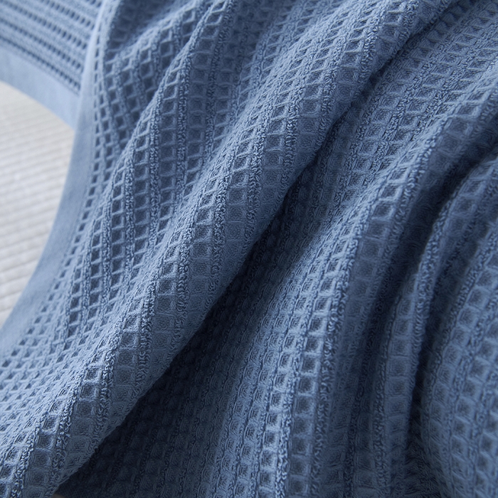 91家纺网 家纺一手货源 找家纺 （总）悦然毛巾被 2025新款全棉纯棉蜂窝棉语单枕巾 枕巾单件