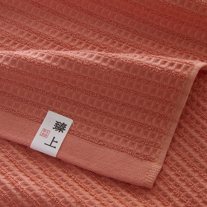 91家纺网 家纺一手货源 找家纺 悦然毛巾被 2025新款全棉纯棉蜂窝棉语单枕巾 枕巾单件 蜂窝棉语甜橙 52x78cm枕巾一对