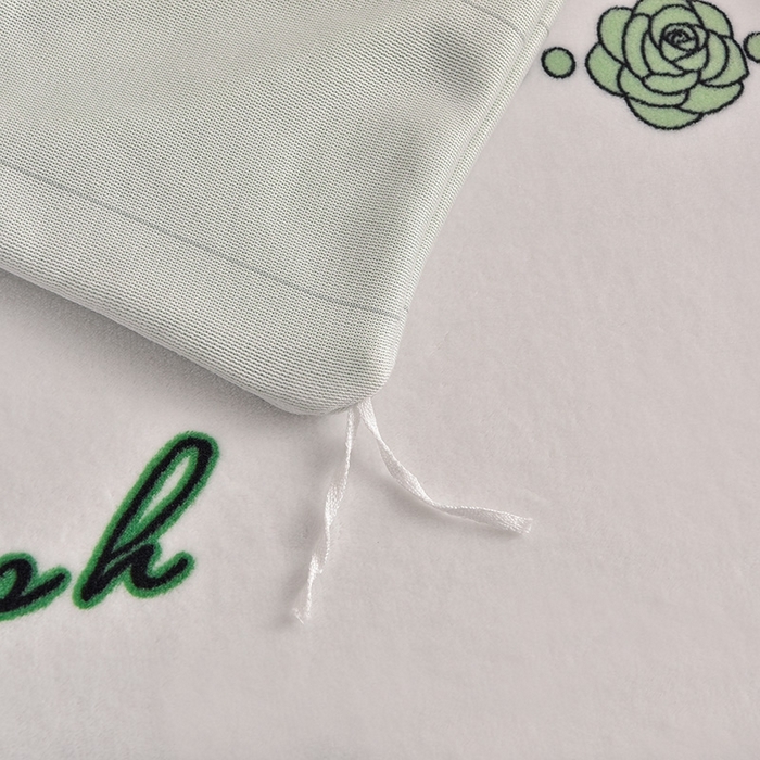 91家纺网 家纺一手货源 找家纺 绒宴 2025新款8.5斤牛奶绒金貂法莱绒床裙款保暖四件套 爱丽丝-绿