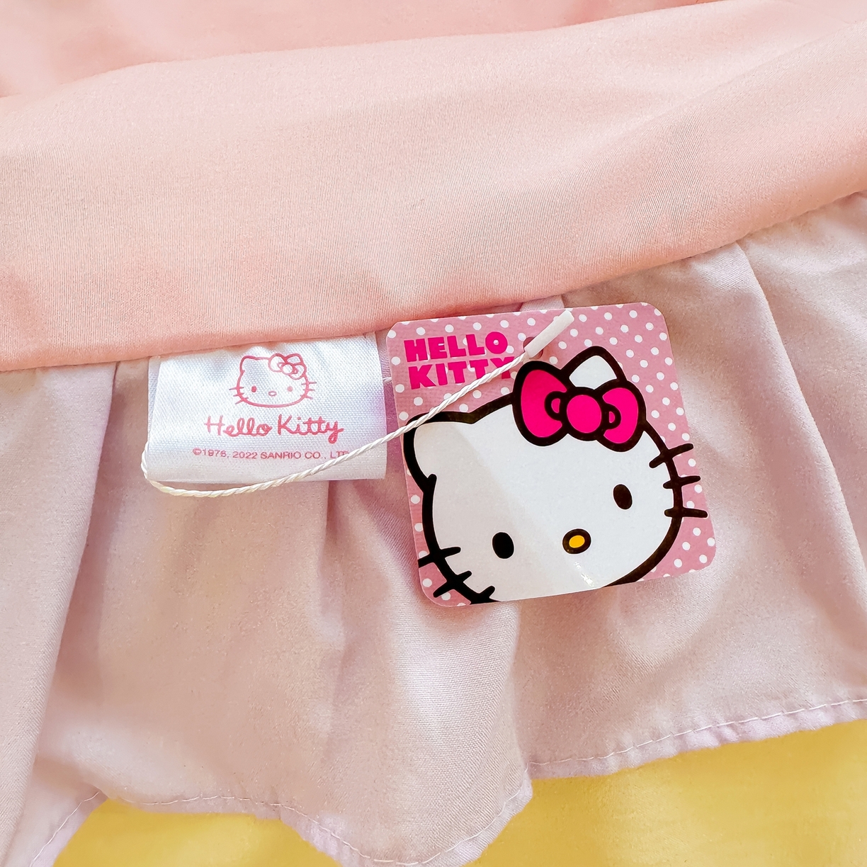 91家纺网 家纺一手货源 找家纺 博雅 2025春夏新款毛巾绣三丽鸥水洗棉花边四件套正版授权 毛巾绣-甜美KT猫