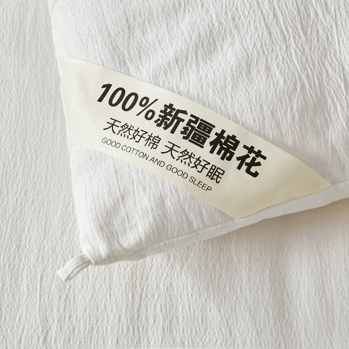 91家纺网 家纺一手货源 找家纺 （总）森璐家纺 2025新款水洗棉皱皱纱新疆棉花被